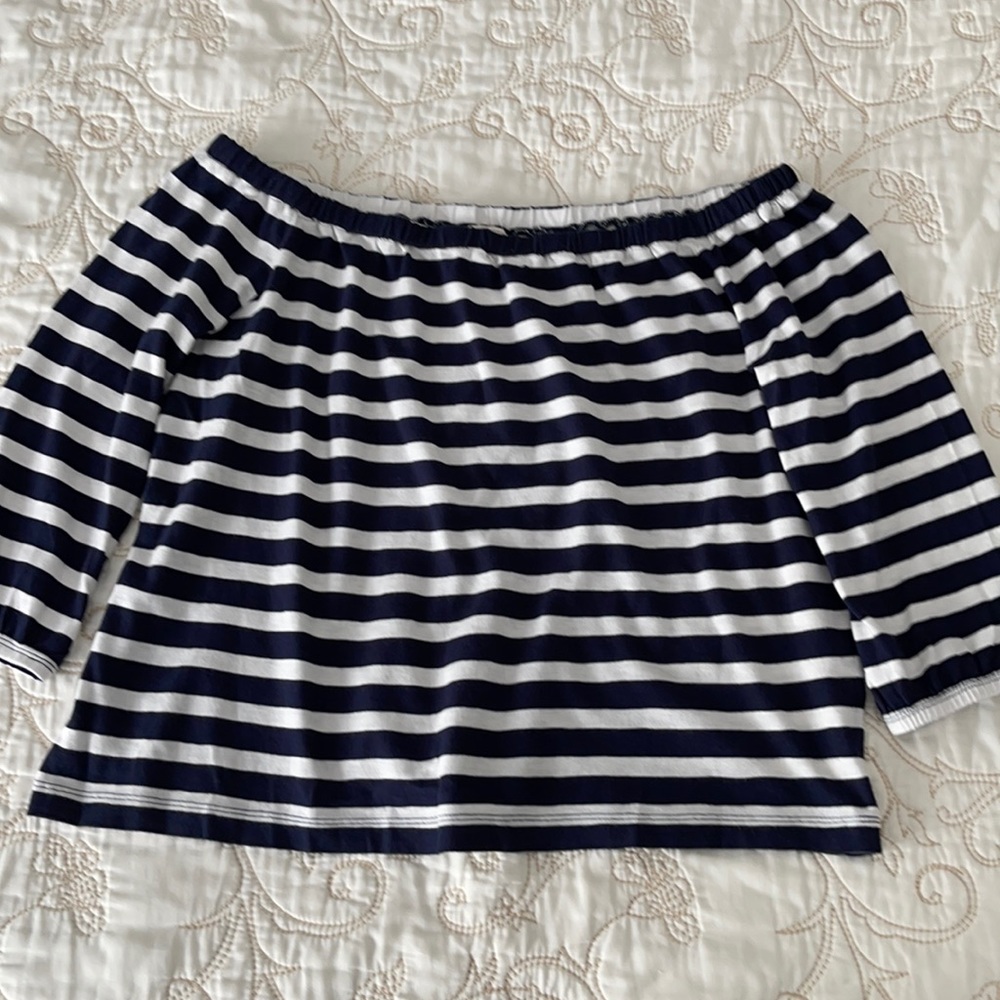 J.Crew off the shoulder top
